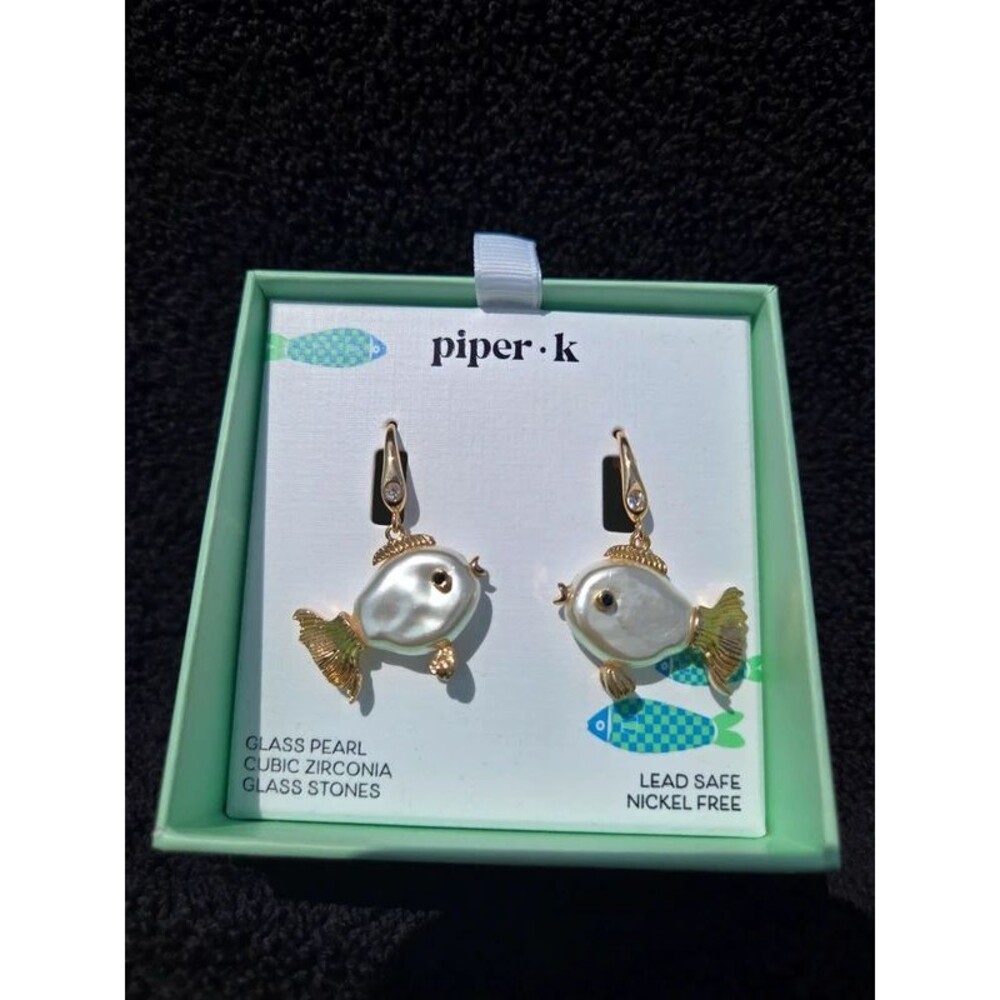 Piper K Fish Earrings